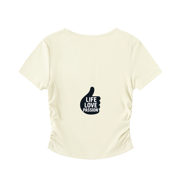 Ruched Bodycon Crop Top